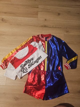 Disfraz Harley Quinn  Talla 2xl  talla peq de