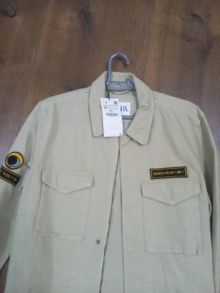 Chaqueta Zara Hombre Beige