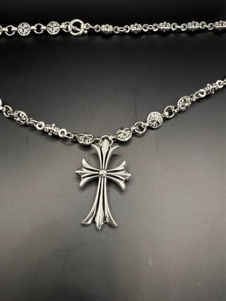 Collana Chrome Hearts Croce Argento