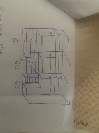 Armario 3 puertas correderas madera