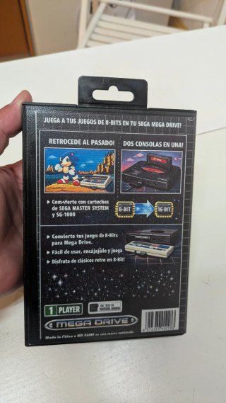 Adaptador MD GAME 8-BIT a 16-BIT SEGA