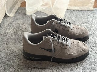 Nike Air Force 1 Gris Ante Como Nuevas