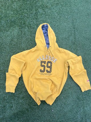 Sudadera Ellesse Amarilla con Capucha