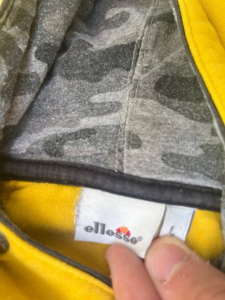 Sudadera Ellesse Amarilla con Capucha