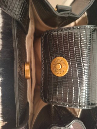 Bolso Guess Bergen Mini Tote Negro