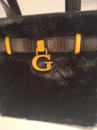 Bolso Guess Bergen Mini Tote Negro
