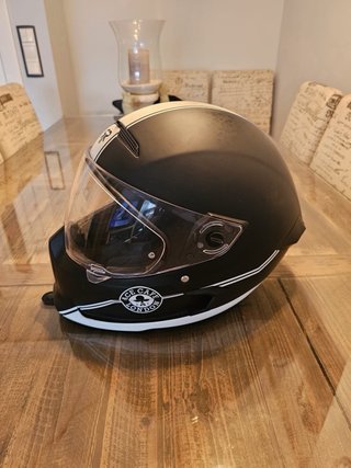 Casco Moto Ruroc Ace Cafe Negro