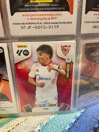 Cromos Adrenalyn XL 25-26 del valencia a  Sociedad