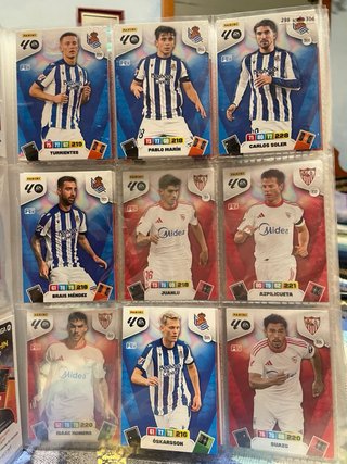Cromos Adrenalyn XL 25-26 del valencia a  Sociedad
