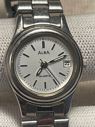 Reloj Alba Mujer Plata y Blanco