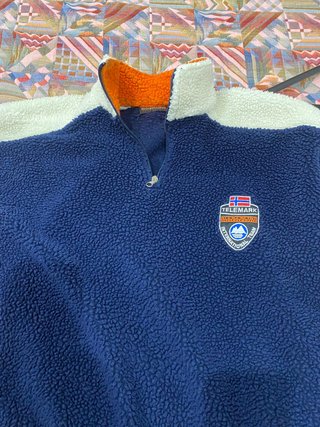 Pile Orsetto Napapijri Vintage Blu/Arancio M