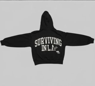 Sudadera Negra Bershka