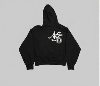 Sudadera Negra Bershka
