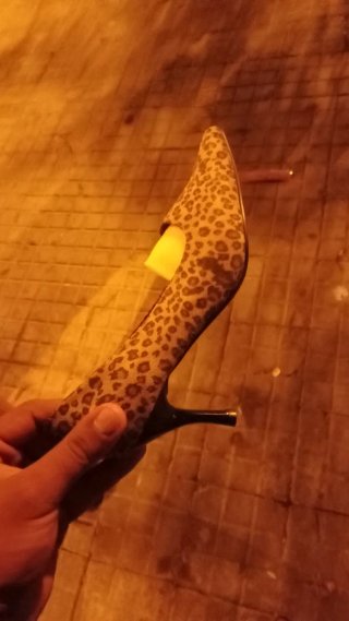 Zapatos de Tacón Estampado Animal