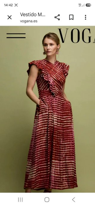 Vestido Vogana Nuevo con Etiqueta