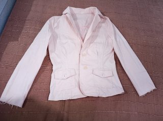 Americana rosa pálido Talla L