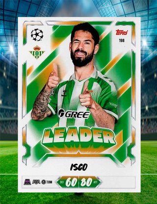 Carta Isco - Topps Match Attax Champions League