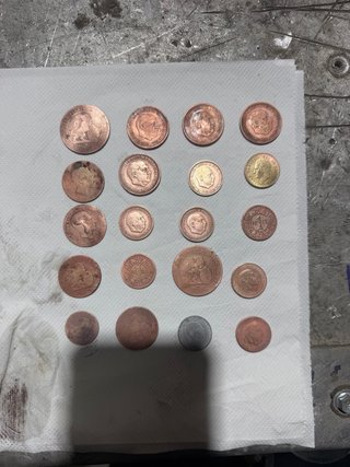 Lote de monedas antiguas