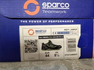 Zapatos de seguridad Sparco BALTIMORA ESD S3S SR F