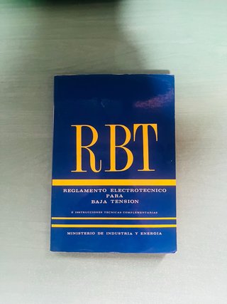 libro Reglamento Electrotécnico para Baja Tensión