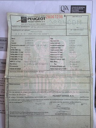 Peugeot e-Partner 2003