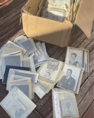 Lote de Cientos de Fotos y Placas Antiguas