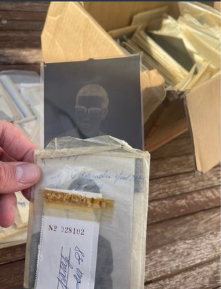 Lote de Cientos de Fotos y Placas Antiguas