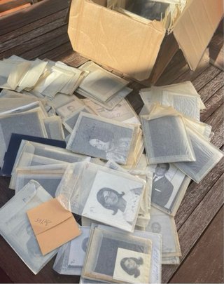 Lote de Cientos de Fotos y Placas Antiguas