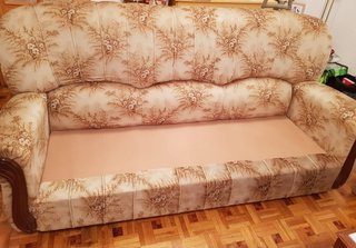 Sofá 3 plazas y 2 sillones floral