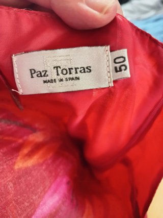 Vestido Paz Torras Estampado T-50