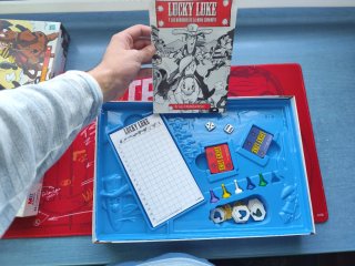 Juego de mesa Lucky Luke y los bandidos