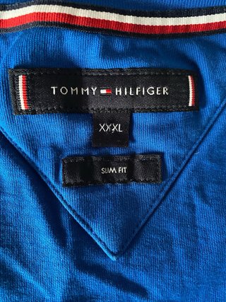 Camiseta Tommy Hilfiger Azul Talla 3XL Slim Fit