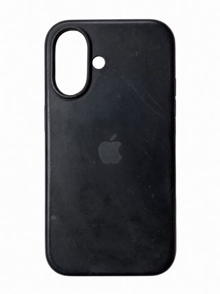 Funda de Silicona Negra para iPhone 16