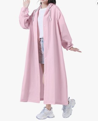 Chubasquero rosa talla M