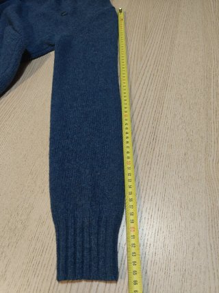 Jersey Fred Perry Azul 100% Lana - Talla M