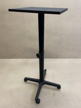 Mesa Auxiliar con Ruedas Negra