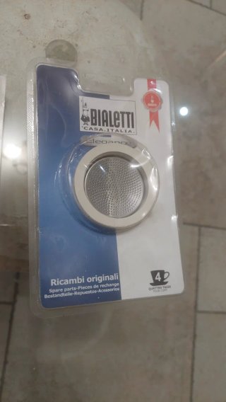 2 Kit Ricambi Bialetti per Moka 4 Tazze
