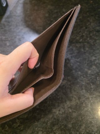 Cartera marrón