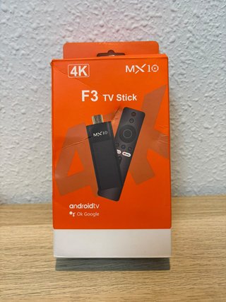 MX10 F3 TV Stick 4K Android