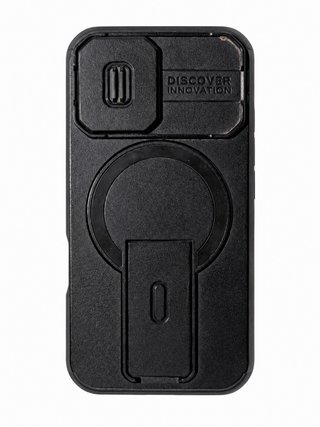 Funda iPhone 16 Negra con MagSafe y Soporte