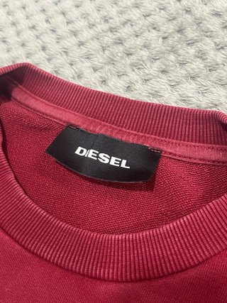 Sudadera Diesel Granate Crewneck