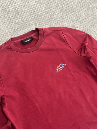 Sudadera Diesel Granate Crewneck