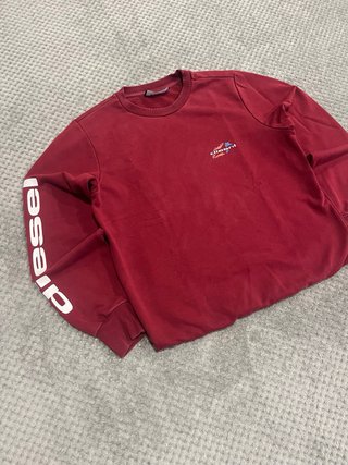 Sudadera Diesel Granate Crewneck