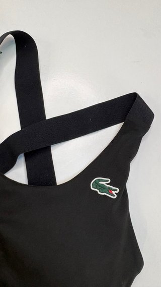Top deportivo Lacoste negro