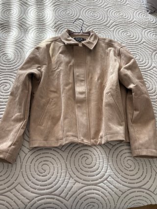 Chaqueta Motel ante beige Talla M