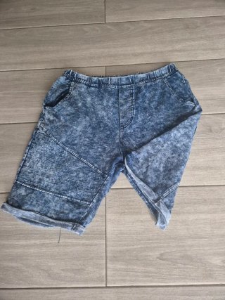 Pantalones cortos vaqueros efecto lavado