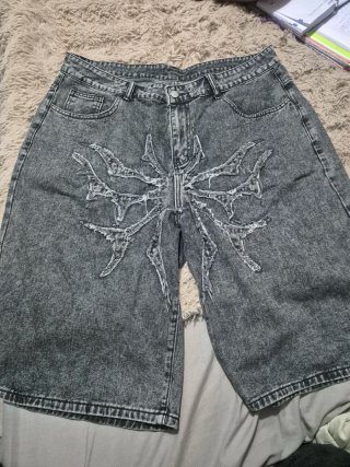 Pantalones Vaqueros Cortos con Diseño