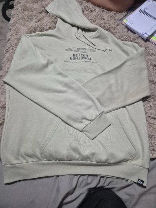 Sudadera con capucha verde