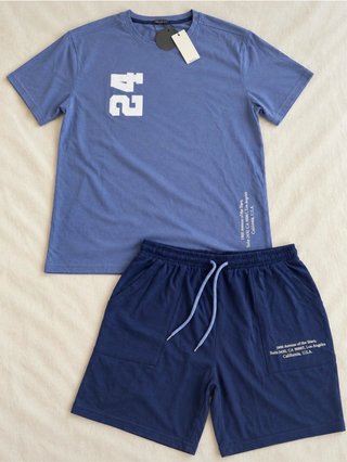 Pijama de Caballero Azul Talla L