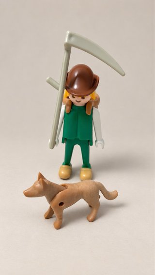 Playmobil Campesino Medieval con Perro
